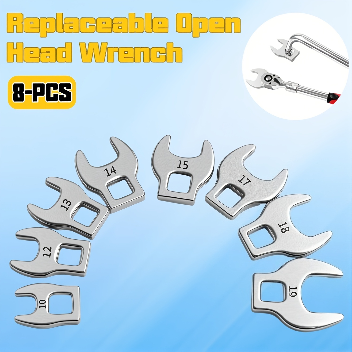 Set di 8 Chiavi Dinamometriche - Interchangeable Head Torque Wrench Open recensione e prezzo