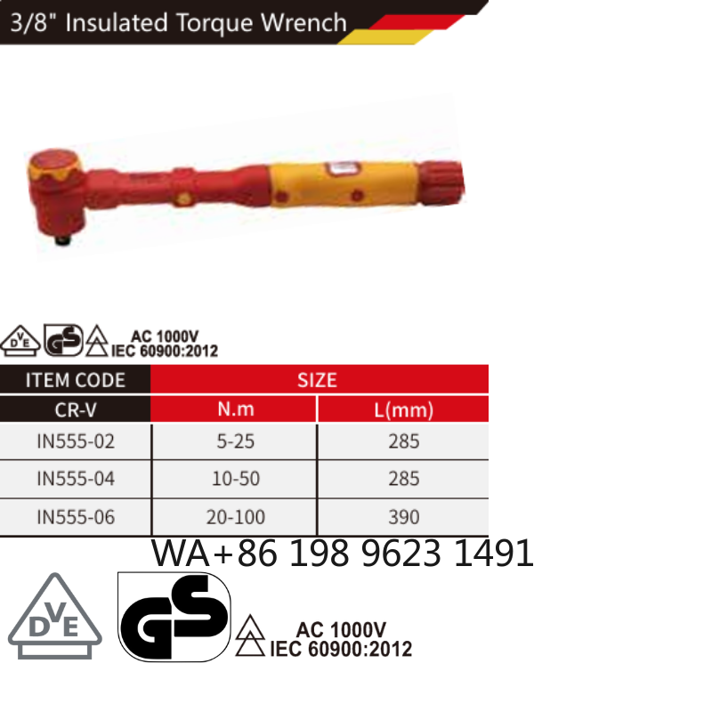 Chiave dinamometrica isolata 1 - Insulated Torque Wrench 1000V Vde Electric recensione e prezzo