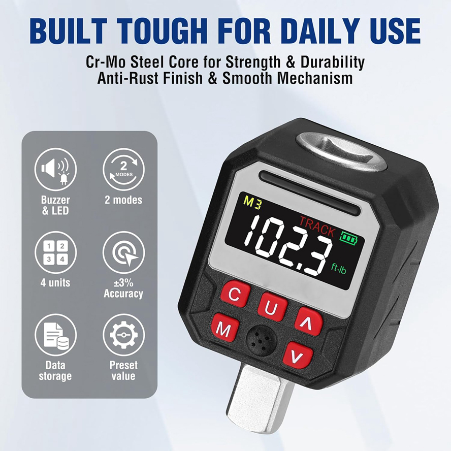 Adattatore Digitale per Chiave - Electronic Torque Adapter 3/8 1/2 Digital recensione e prezzo
