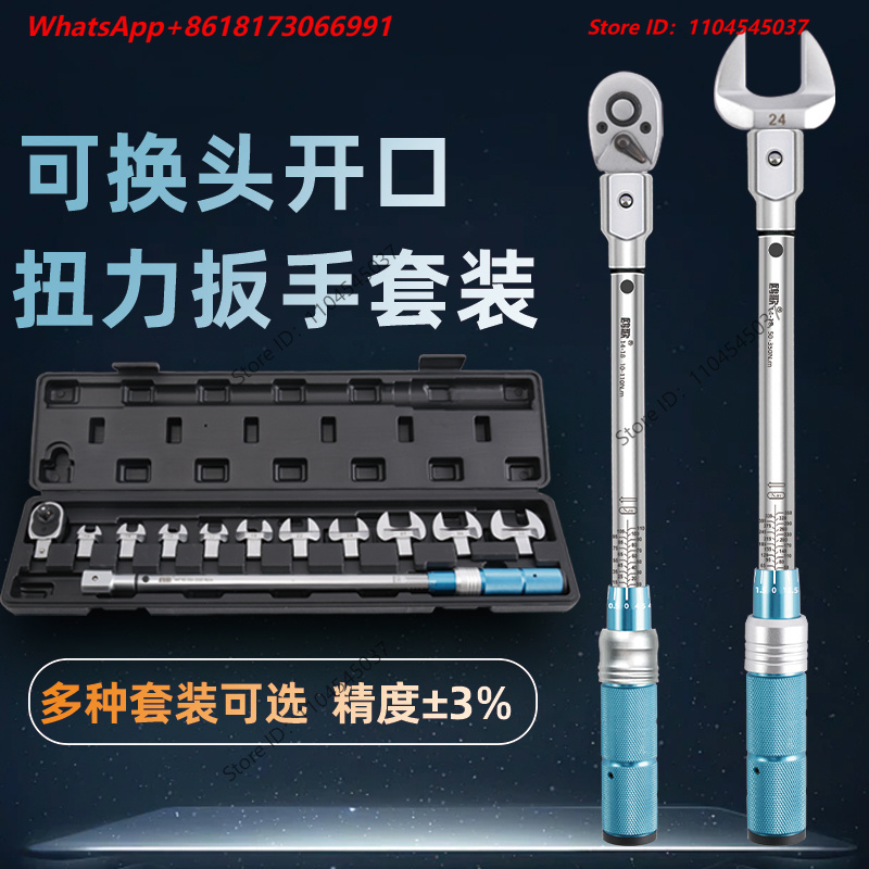 Set di chiavi dinamometriche a - Interchangeable Head Torque Wrench Open recensione e prezzo