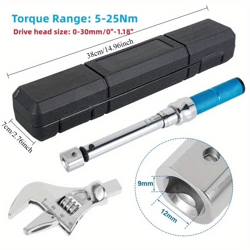 Chiave dinamometrica per bici  - Interchangeable Head Torque Wrench Open recensione e prezzo