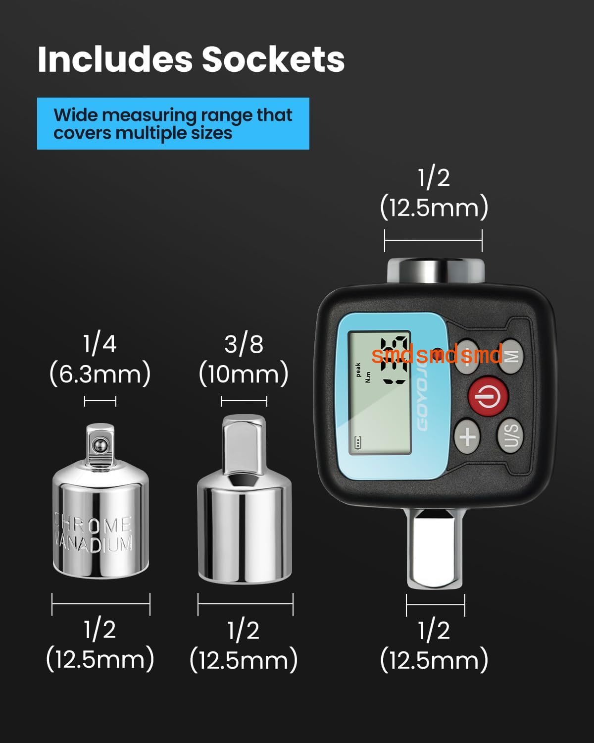 Adattatore Digitale per Chiave - Electronic Torque Adapter 3/8 1/2 Digital recensione e prezzo
