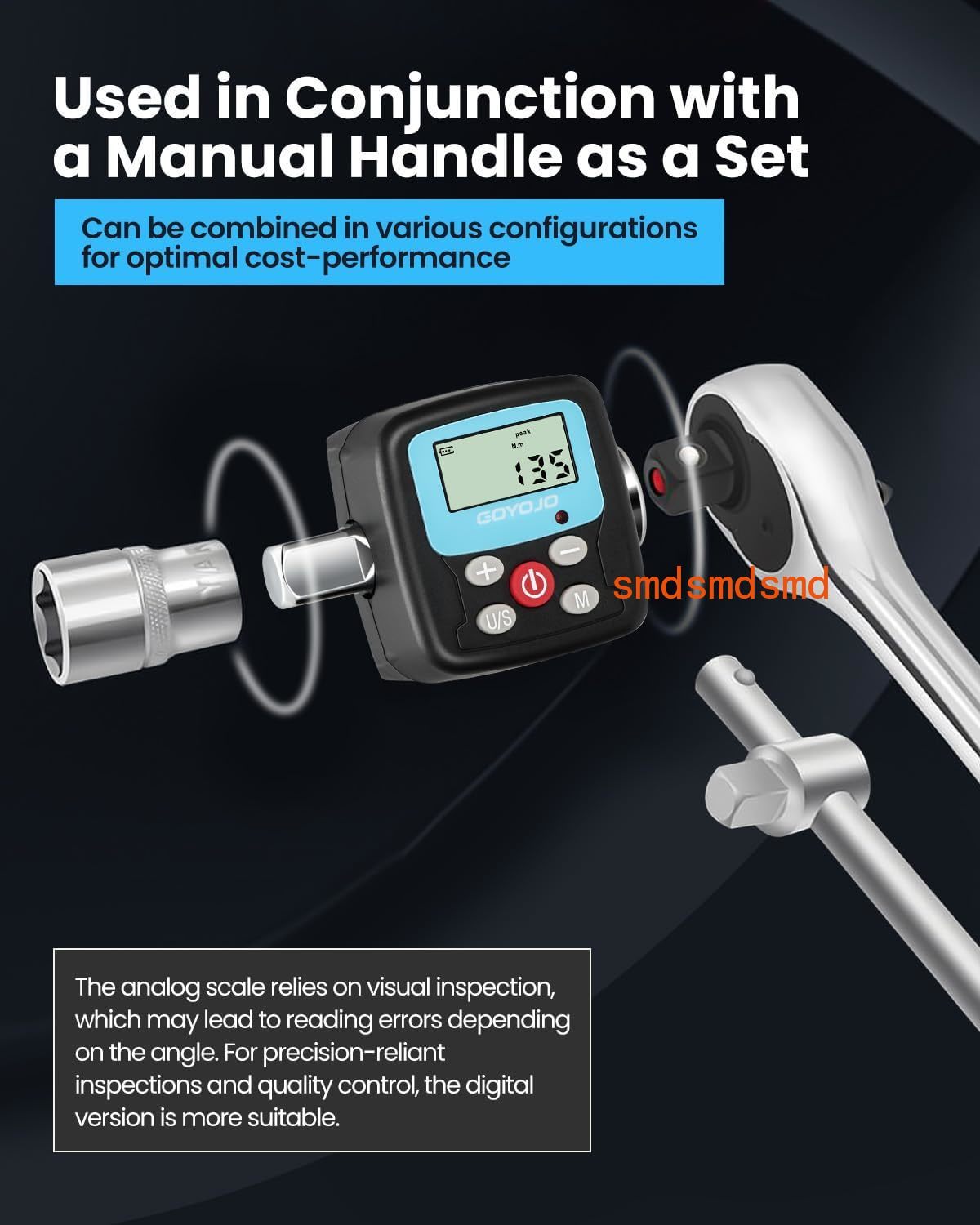 Adattatore Digitale per Chiave - Electronic Torque Adapter 3/8 1/2 Digital recensione e prezzo