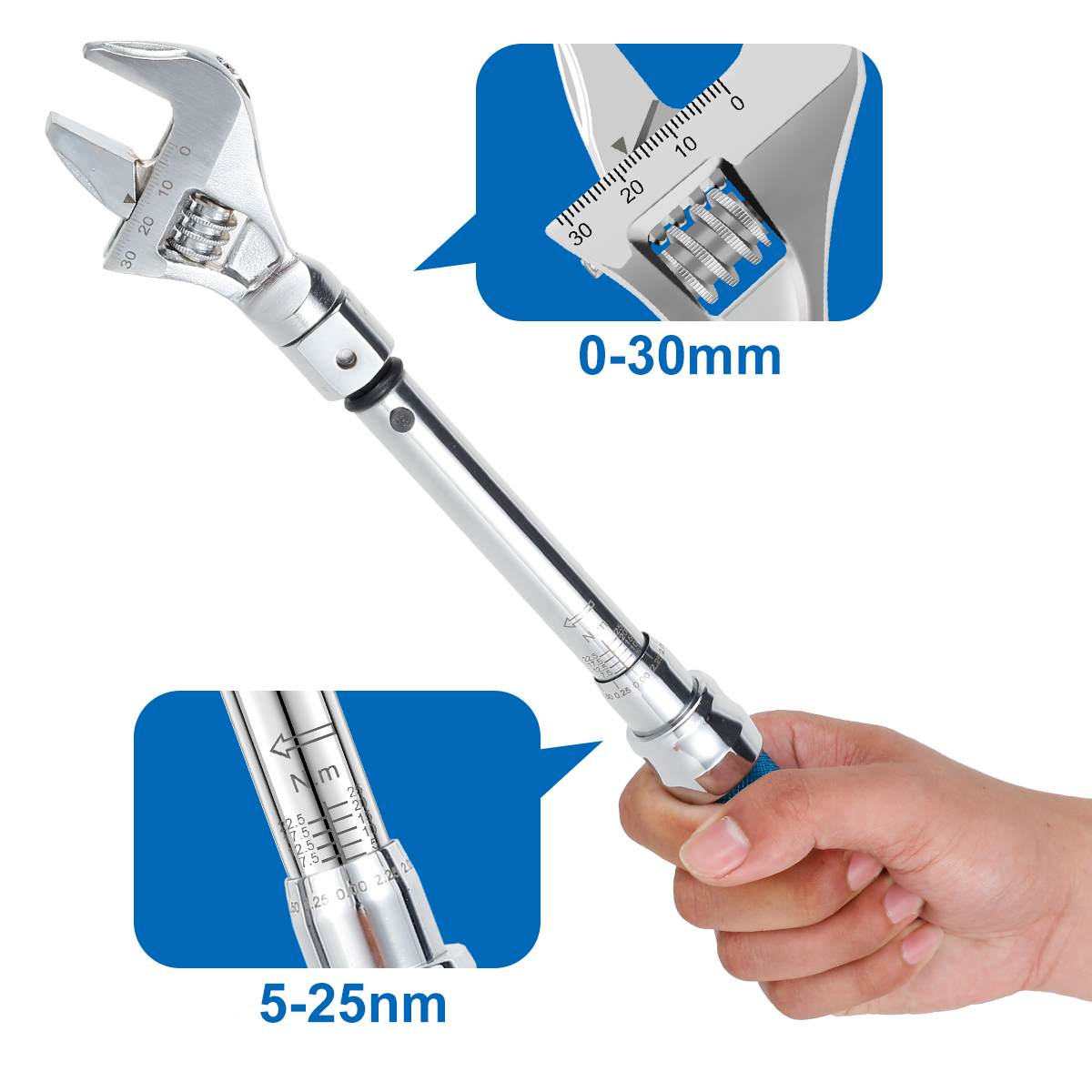Chiave dinamometrica regolabil - Interchangeable Head Torque Wrench Open recensione e prezzo