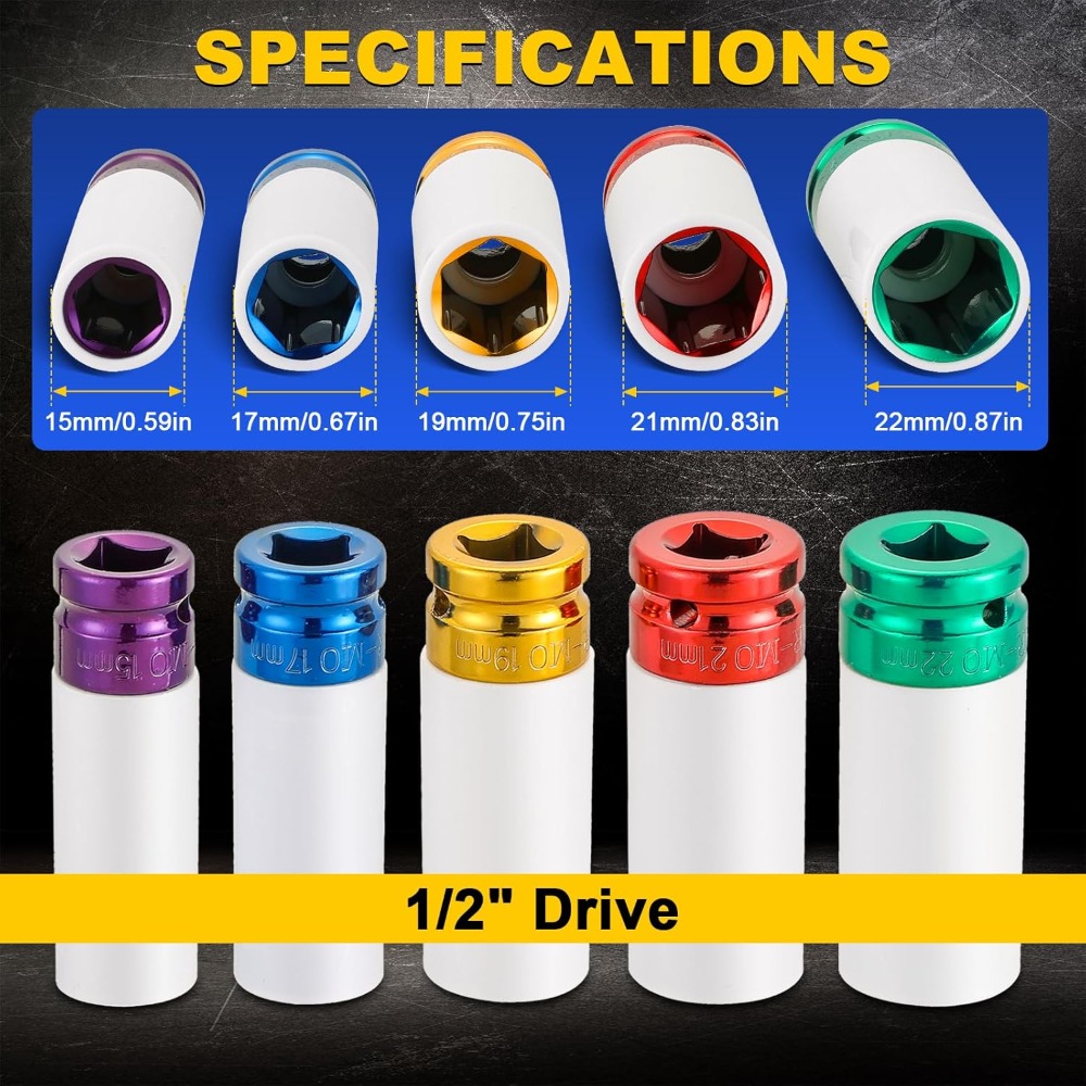 Set di Chiavi a Bussola per Da - Impact Socket Thin Wall Deep Metric Set recensione e prezzo