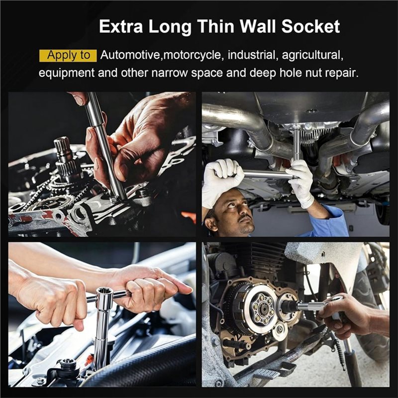 Set di bussole profonde a pare - Impact Socket Thin Wall Deep Metric Set recensione e prezzo